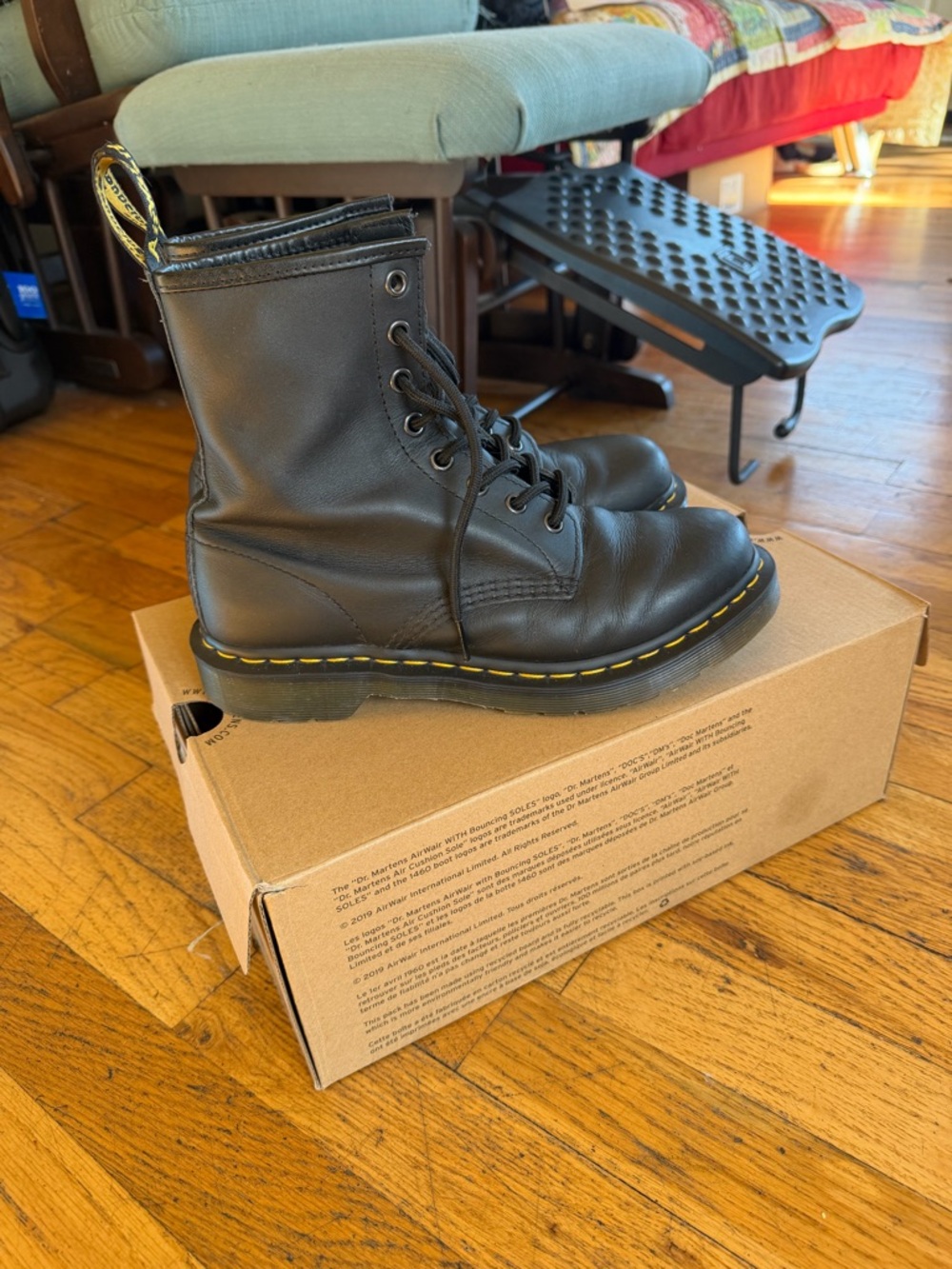 Doc Marten 1460 Nappa Leather Boots with original box - Picture 8 of 9